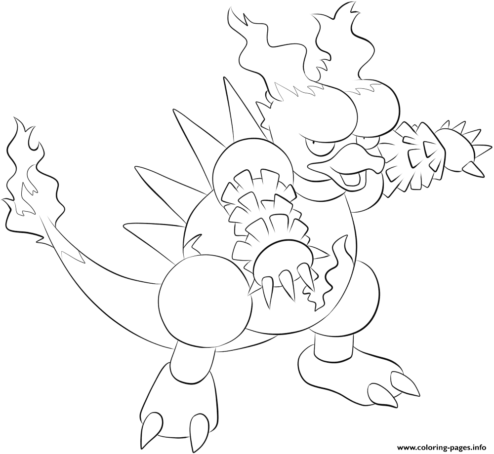 1000x920 Print 126 Magmar Pokemon Coloring Pages Pokemon New Coloring Sheets
