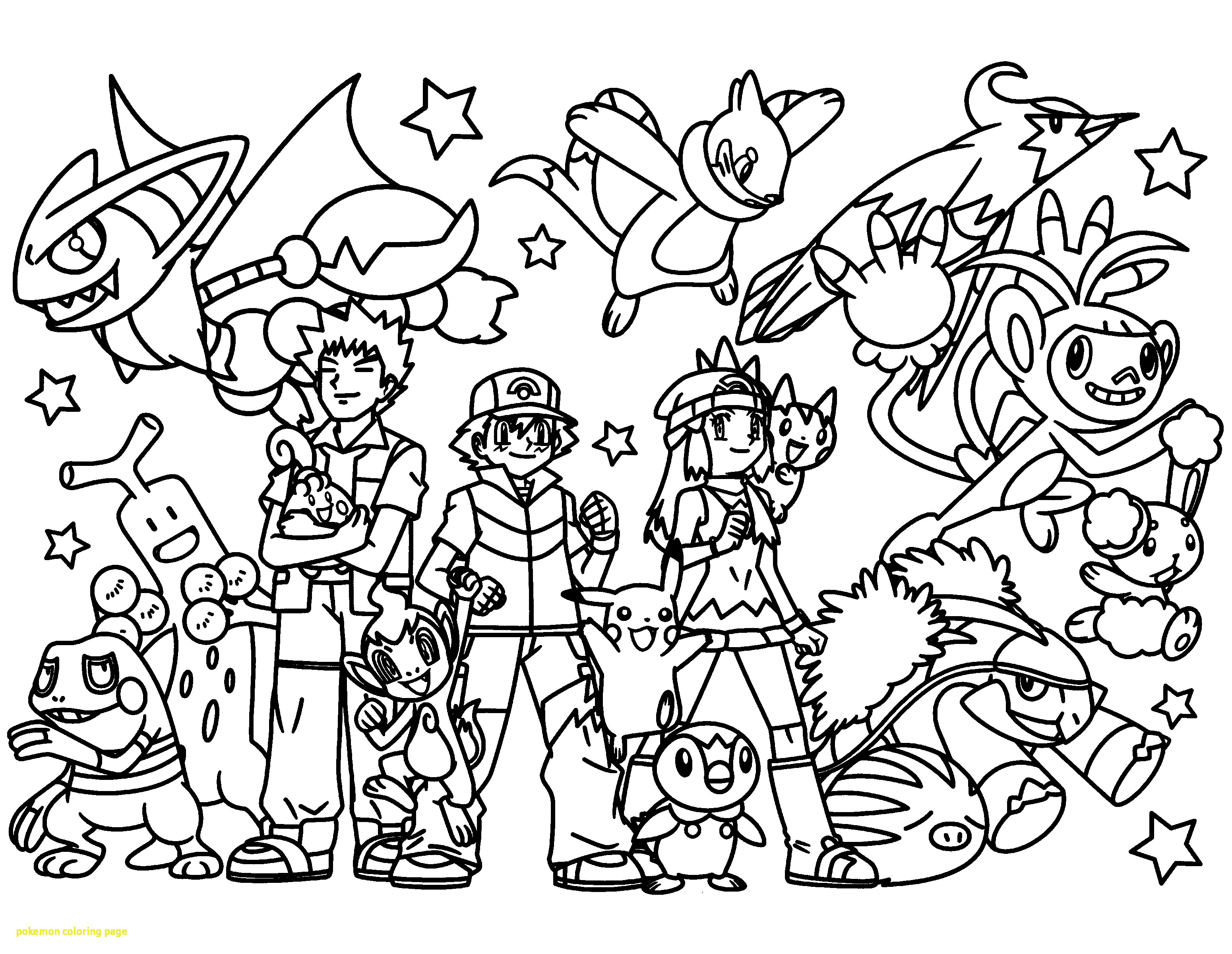 3100x2400 Pokemon Coloring Page With Pokemon Coloring Pages Join Your