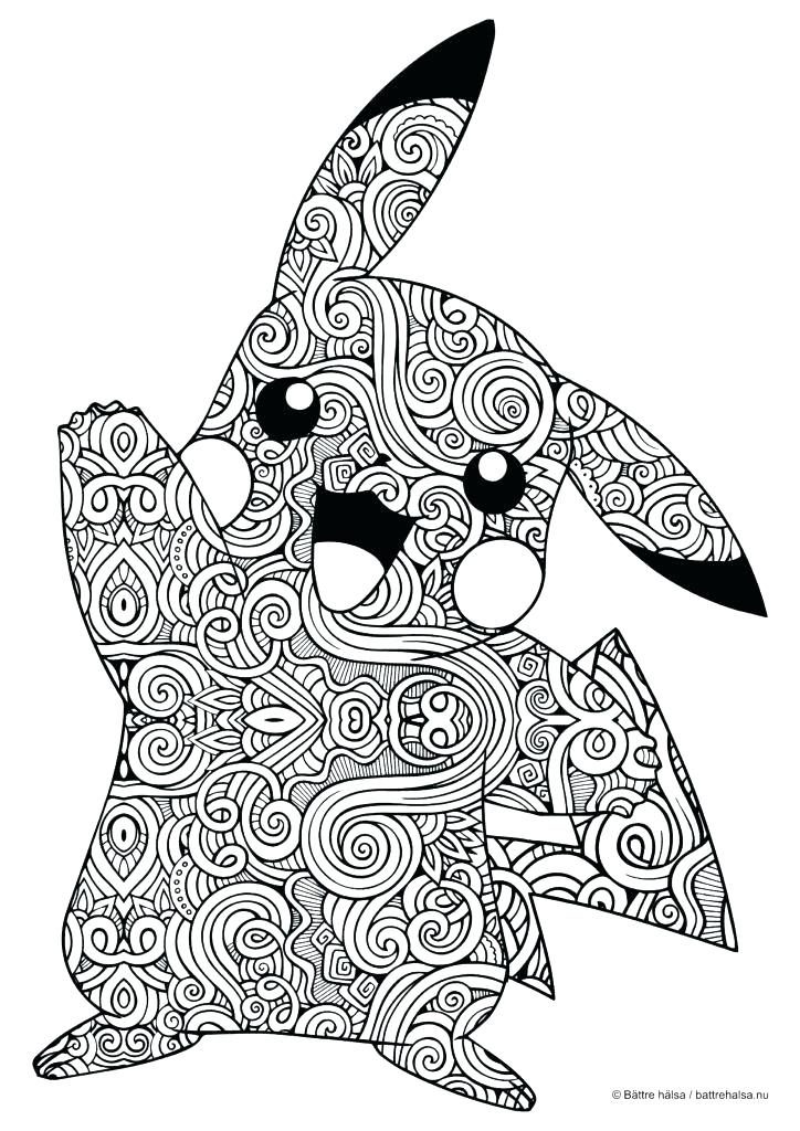 724x1024 Coloring Pages For Adults Pokemon Color Pages Adults