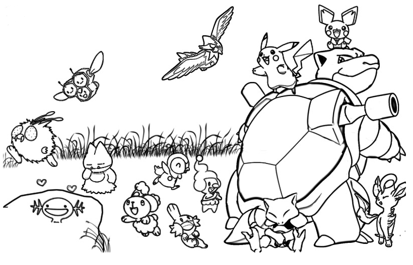 820x527 Pokemon Coloring Games