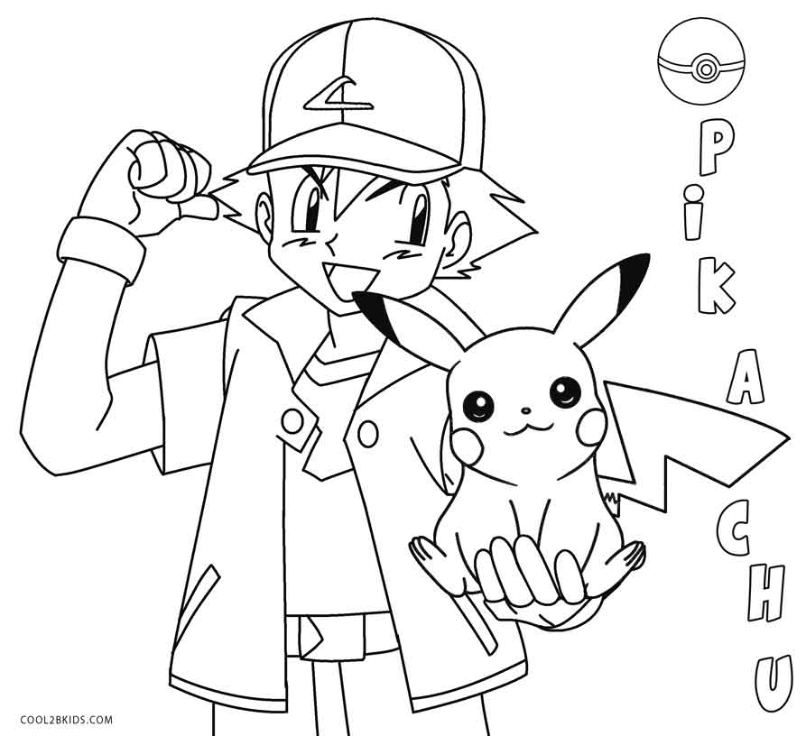 893x816 Printable Pikachu Coloring Pages For Kids Cool2bkids