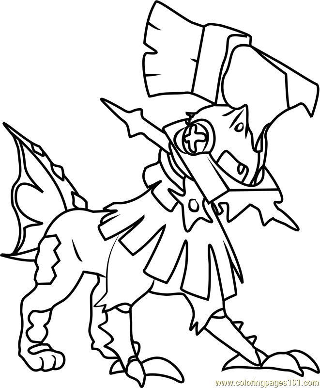 661x800 Type Null Pokemon Sun And Moon Coloring Page