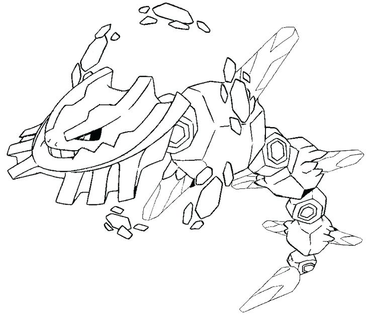 736x629 Gyarados Coloring Page Coloring Page Mega Mega Gyarados Coloring