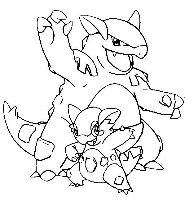597x650 Gyarados Coloring Page Coloring Pages Mega Coloring Page Mega
