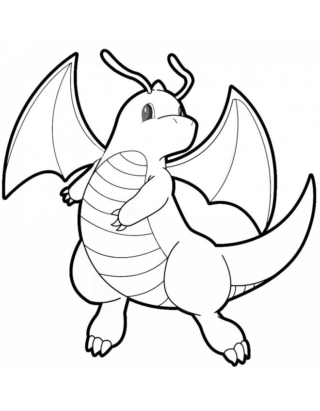 660x847 Amazing Pokemon Coloring Pages Dragonite Coloring Page Pokemon