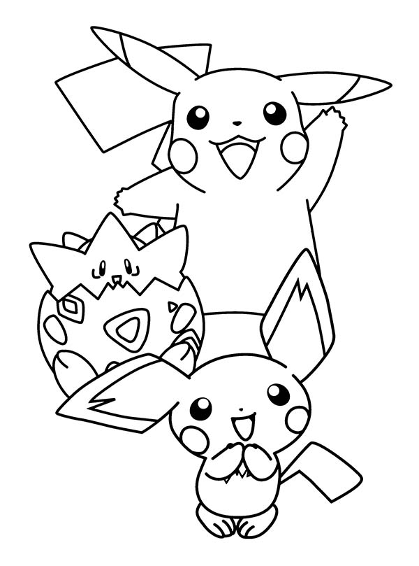 600x809 Pikachu And Jigglypuf Singing Pokemon Coloring Page For Pretty
