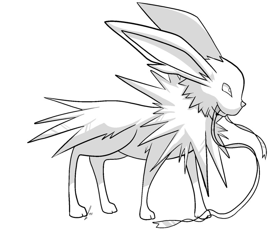 965x827 27 Jolteon Coloring Pages Selection Free Coloring Pages