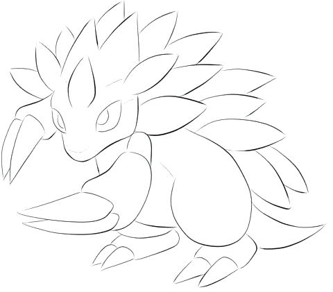 480x421 Jolteon Coloring Pages