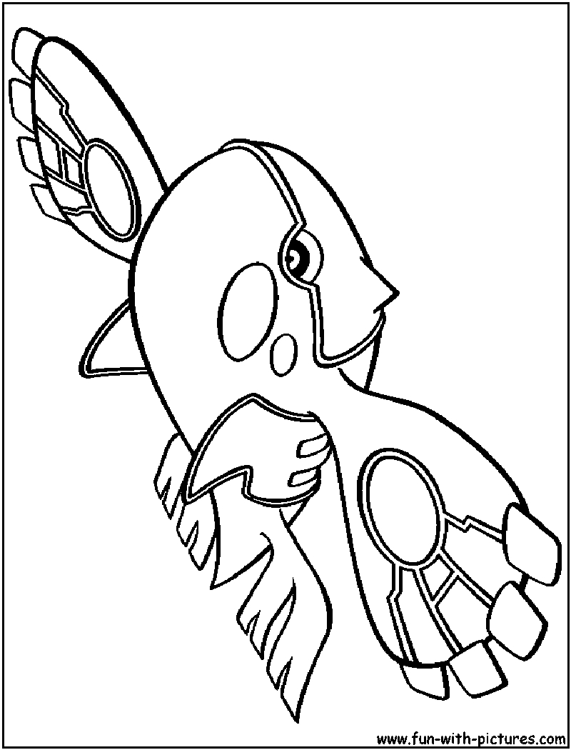 800x1050 Kyogre Pokemon Coloring Pages Free Coloring For Kids 2018