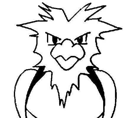 433x399 Mega Latios Pokemon Coloring Page