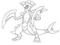 200x152 Coloring Pages Mega Evolved Pokemon Drawing