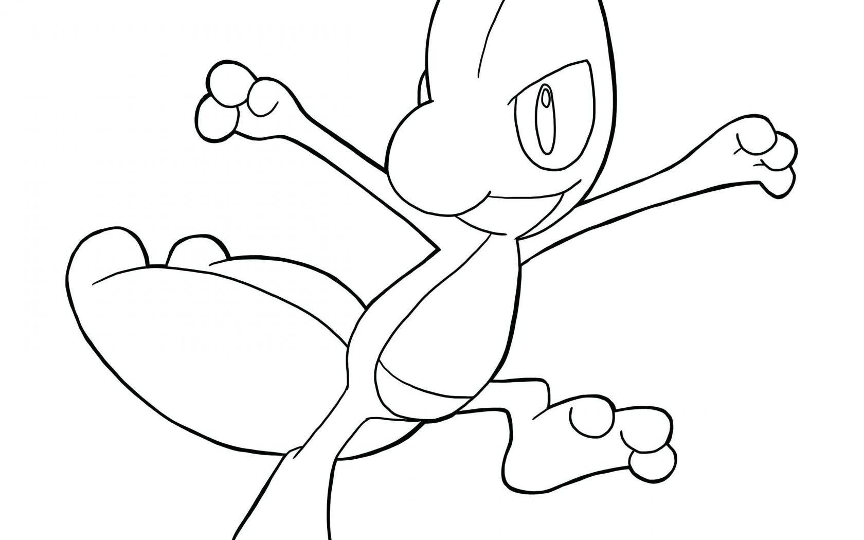 1680x1050 Marshtomp Pokemon Coloring Pages 18 A Treecko Mudkip Me