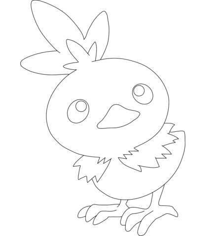 434x480 Torchic Coloring Pages