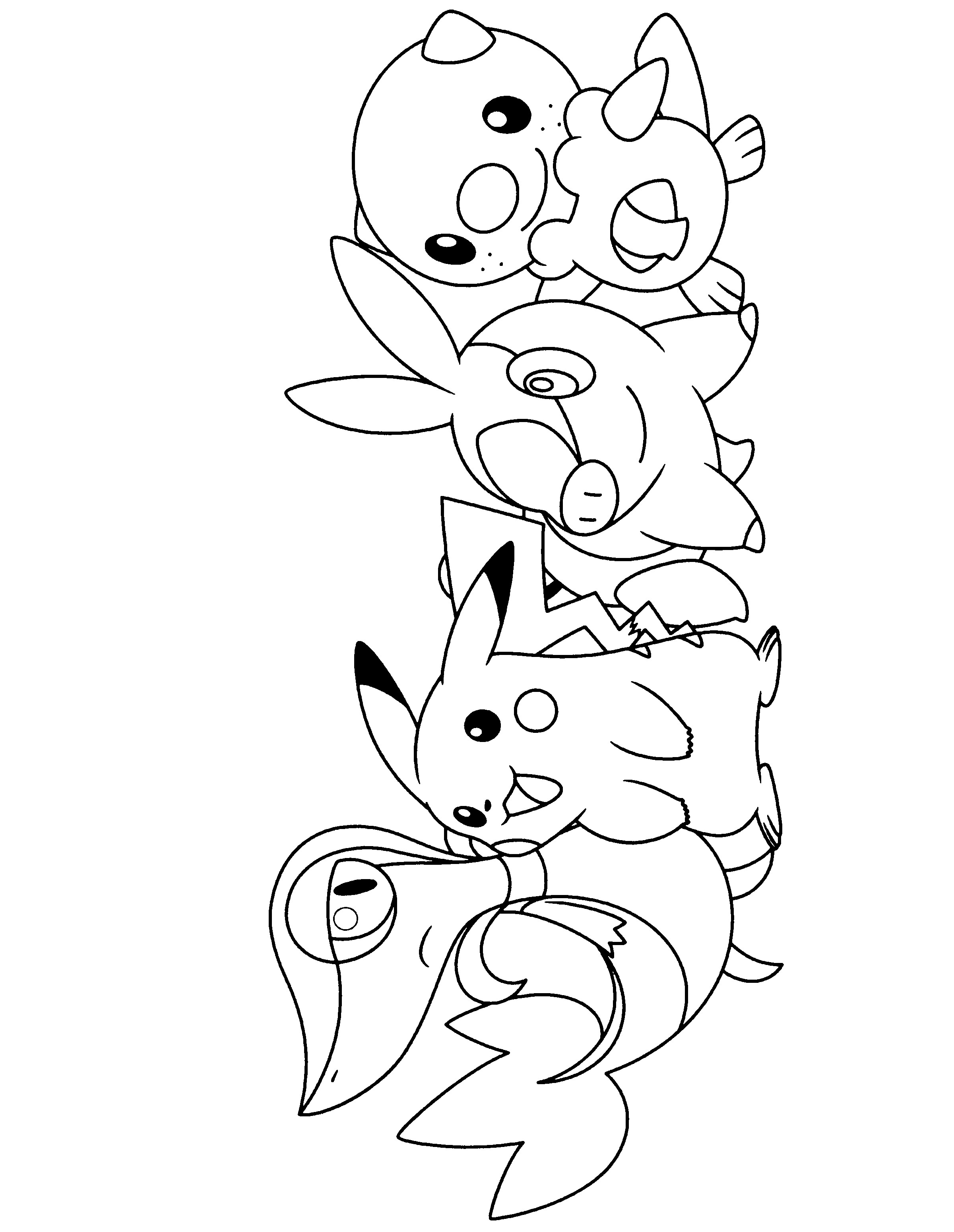 Pokemon Coloring Pages Oshawott