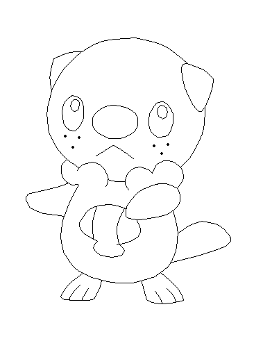 379x491 Oshawott Pokemon Coloring Pages