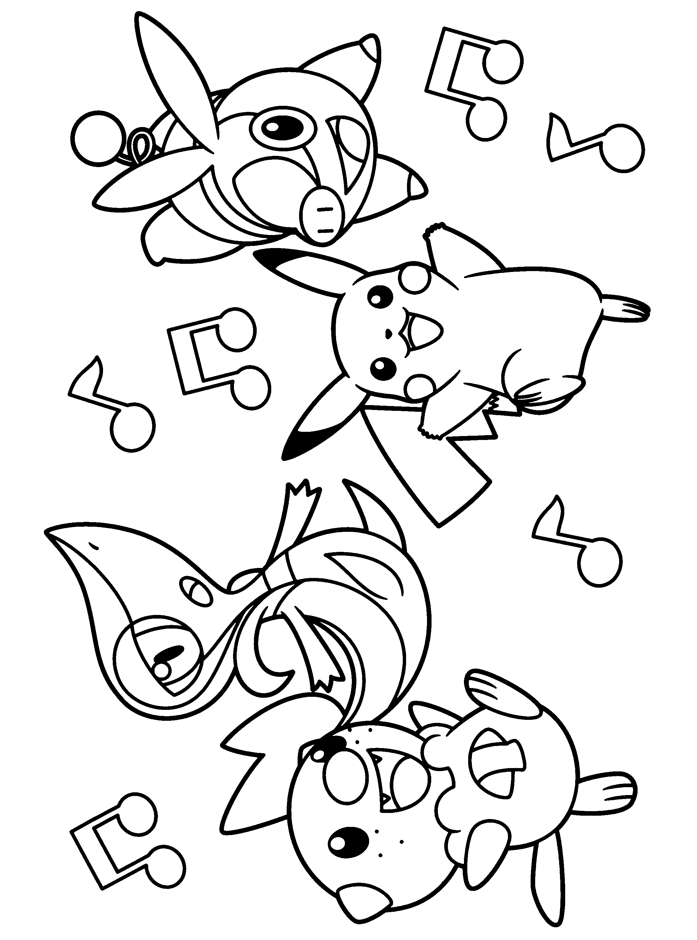 2300x3100 13 Images Of Pikachu And Oshawott Coloring Pages