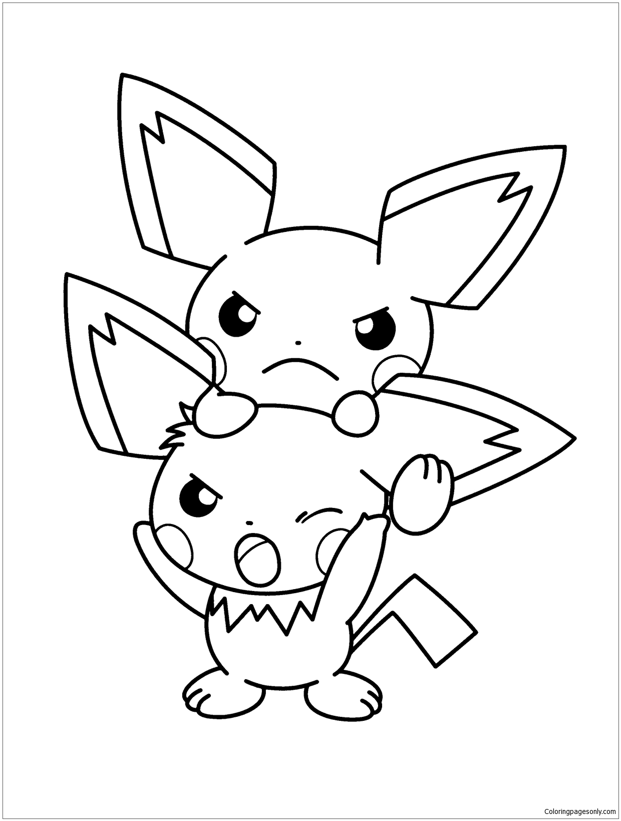1240x1639 Pokemon 4 Coloring Page