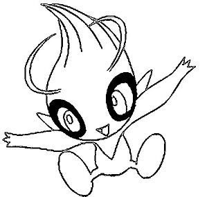 289x284 Pachirisu Pokemon Coloring Page