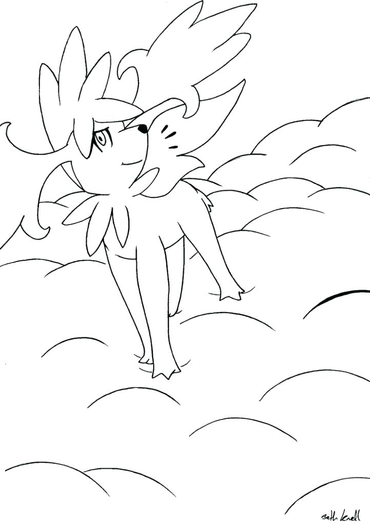 722x1024 Shaymin Coloring Pages Coloring Pages Sky Form Coloring Pages