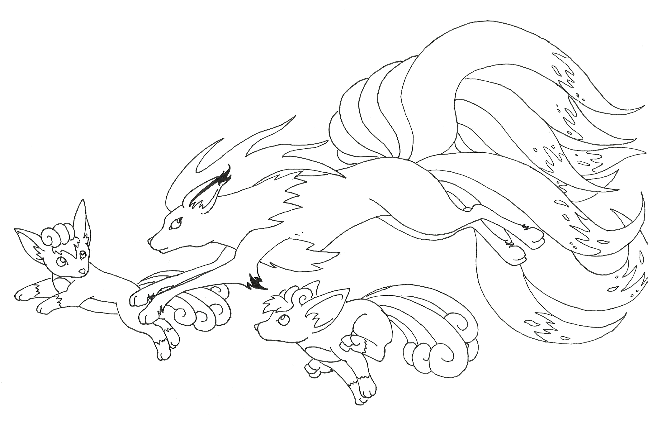 2081x1351 Vulpix Coloring Pages Download And Print For Free