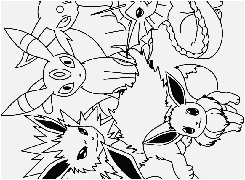 827x609 Pokemon Coloring Pages Eevee Evolutions Concept Pokemon Coloring