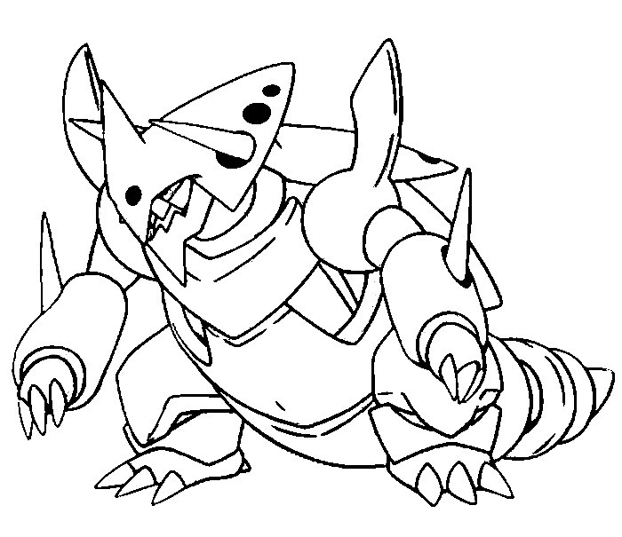 700x605 Coloring Pages Mega Evolved Pokemon Drawing