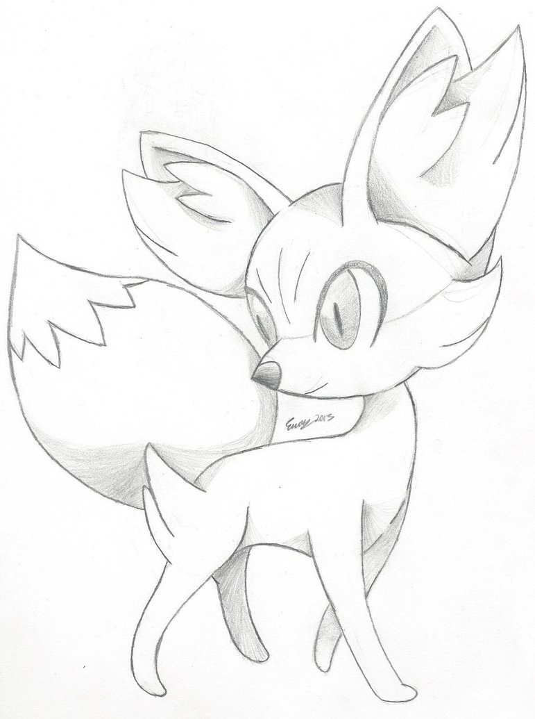 771x1035 Beautiful Fennekin Coloring Pages Photo