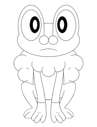 320x416 Pokemon Froakie Coloring Pages 2585869