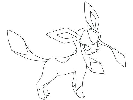 440x330 Glaceon Coloring Pages Glaceon Coloring Pages Print