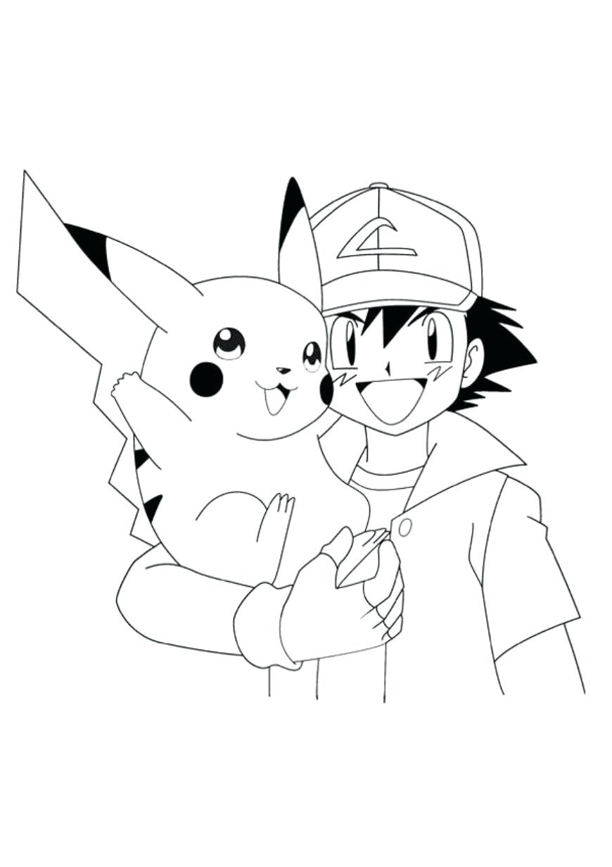 870x1231 Coloring Pages ~ Coloring Pages Pokemon Top Pikachu And Friends