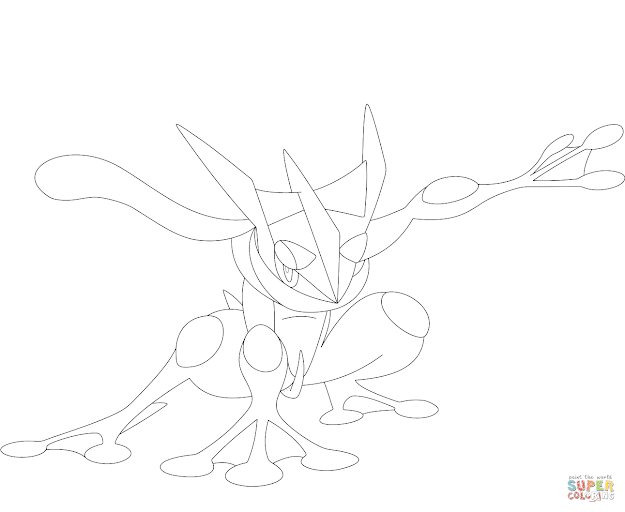 625x512 Best Hd Greninja Pokemon Coloring Pages Image