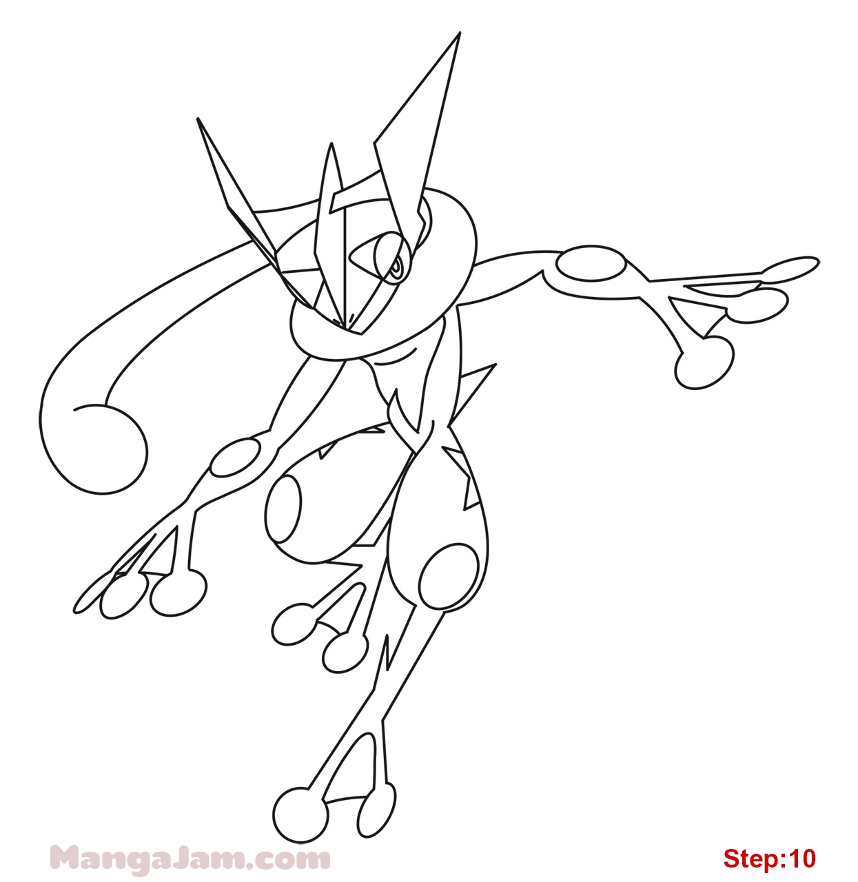 1245x1280 Informative Ash Greninja Coloring Pages 17830