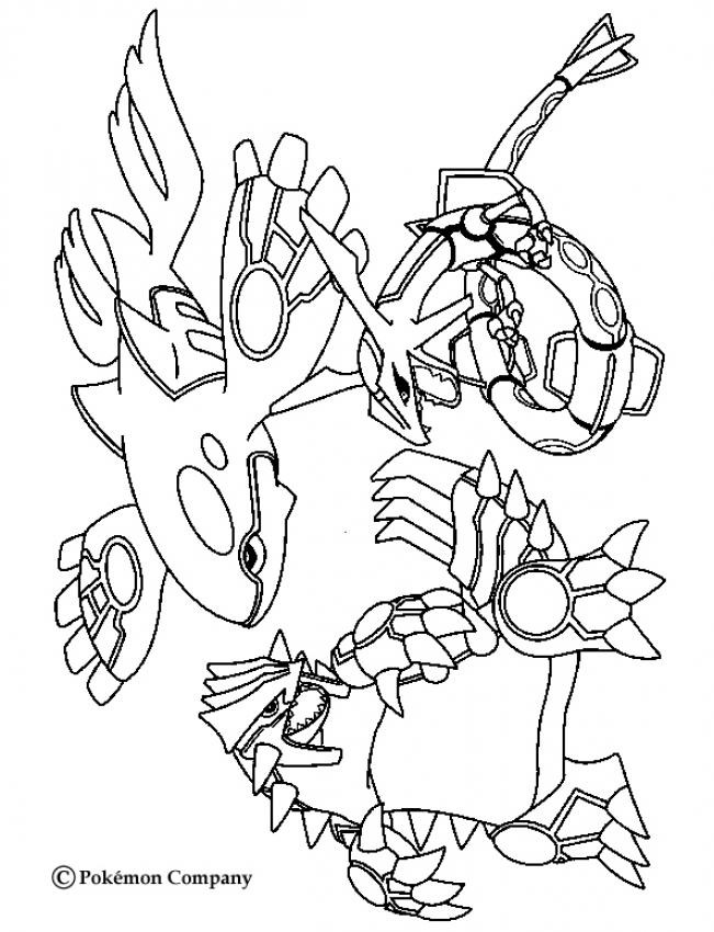 651x850 Pokemon Coloring Pages Groudon