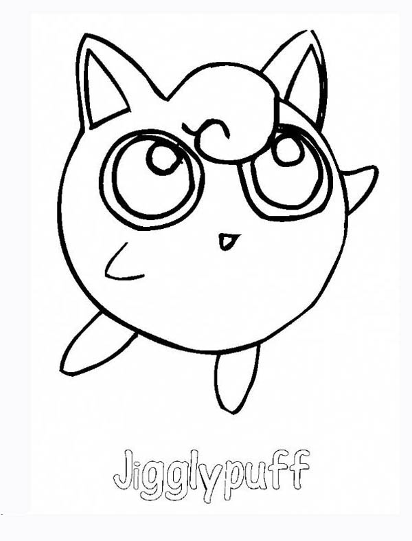 600x787 Jigglypuff Coloring Page