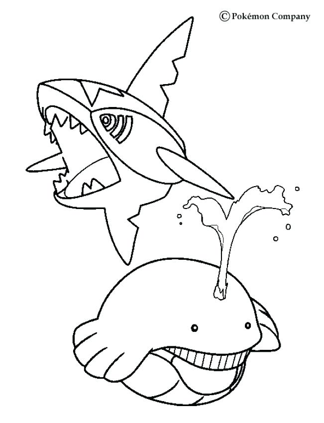 651x850 Wailmer And Sharpedo Coloring Pages Hellokidscom Coloriage Pokemon