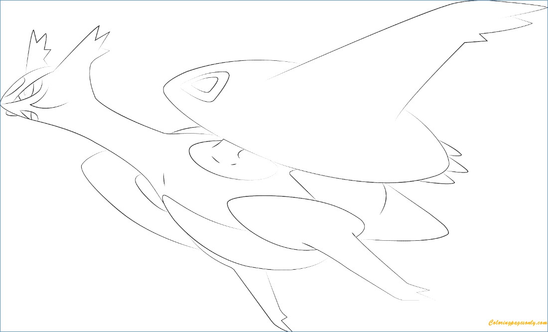 Pokemon Latios Coloring Pages