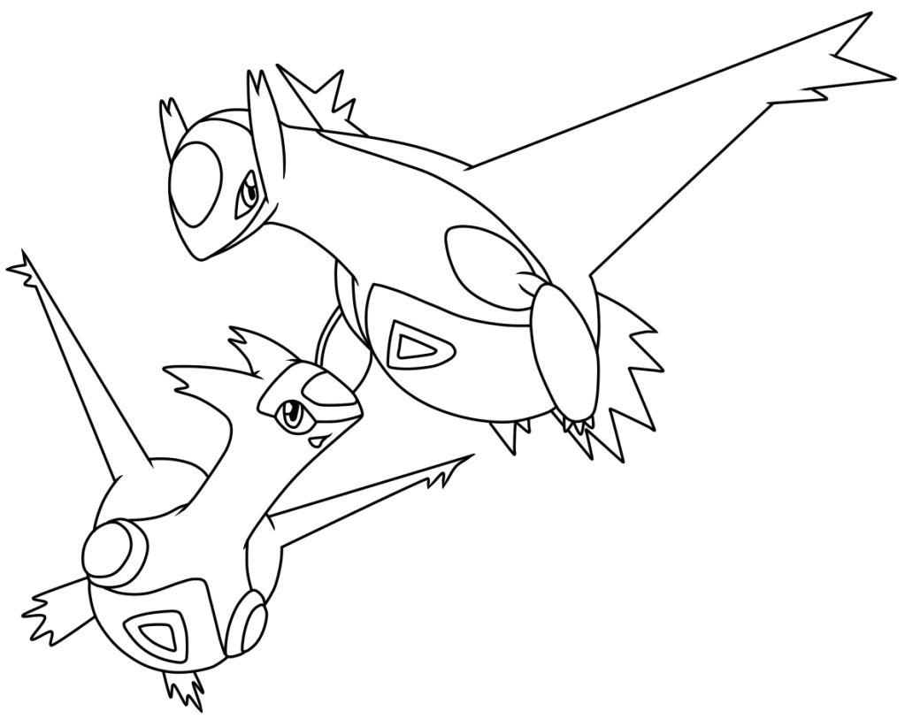 1023x813 Edge Latios Coloring Pages Lifetime No David P