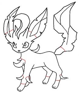 260x302 How To Draw Leafeon