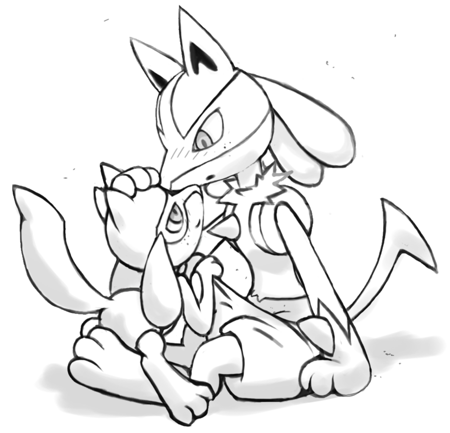 Pokemon Lucario Coloring Pages