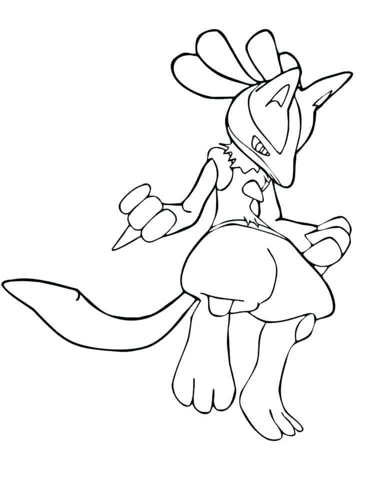 750x1000 Lucario Coloring Pages Mega Lucario Colouring Pages