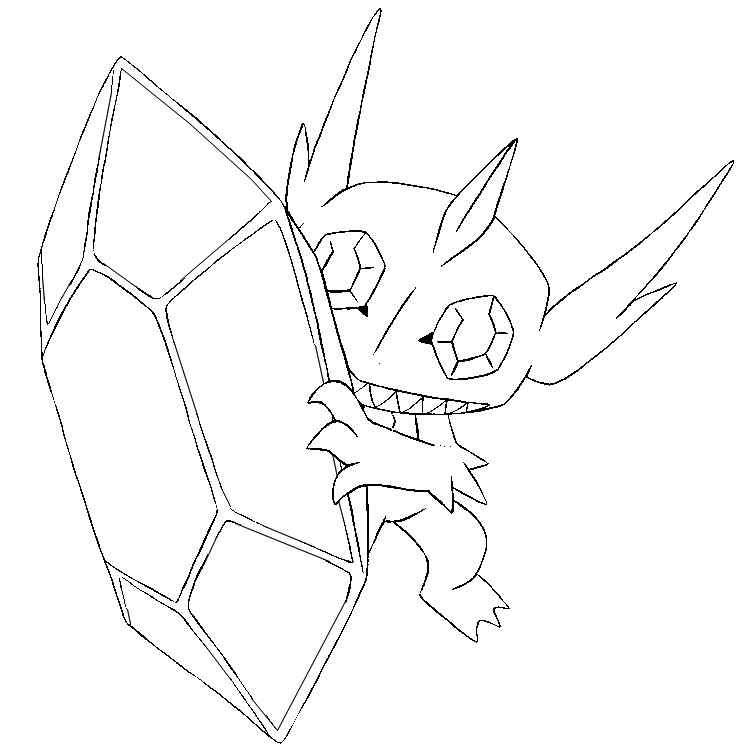 742x749 Coloring Pages Mega Evolved Pokemon Drawing