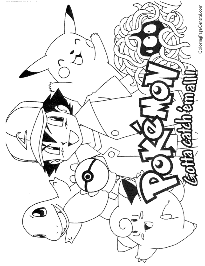 Pokemon Mew Coloring Pages