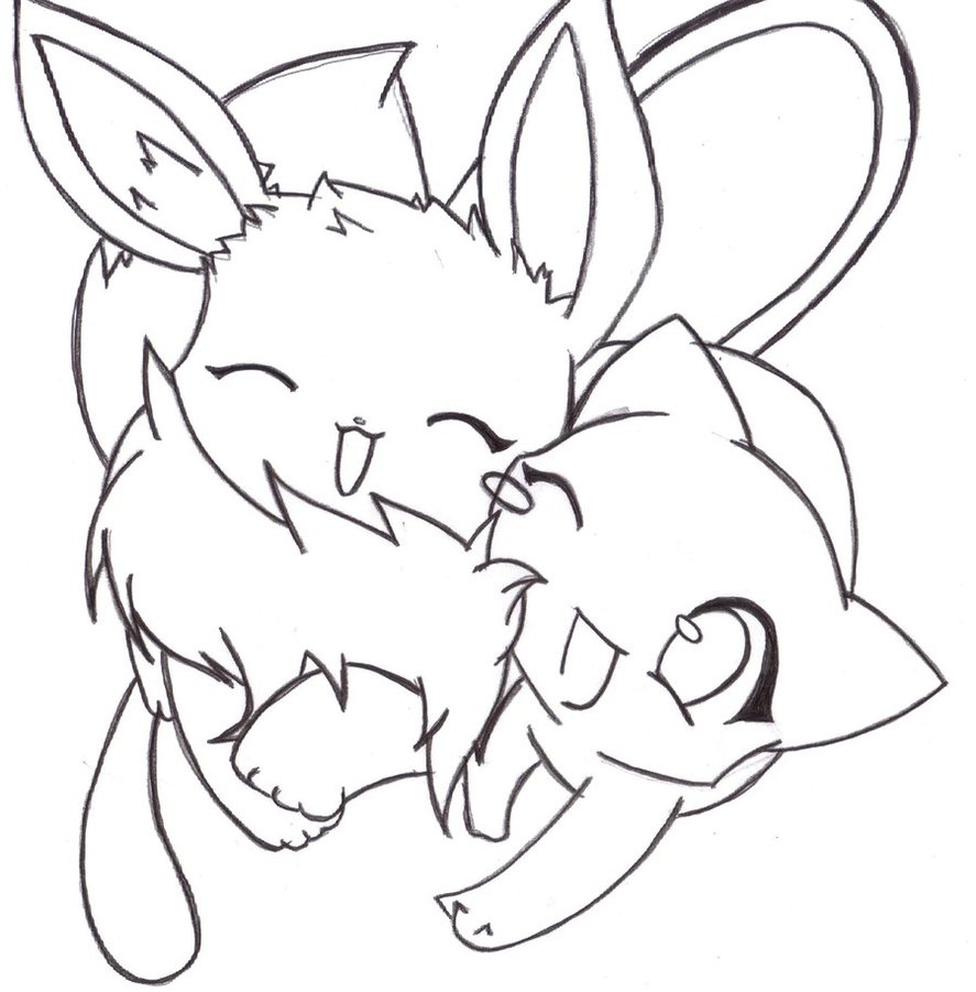 887x901 Eevee Coloring Page 483677 Outstanding Pokemon Pages