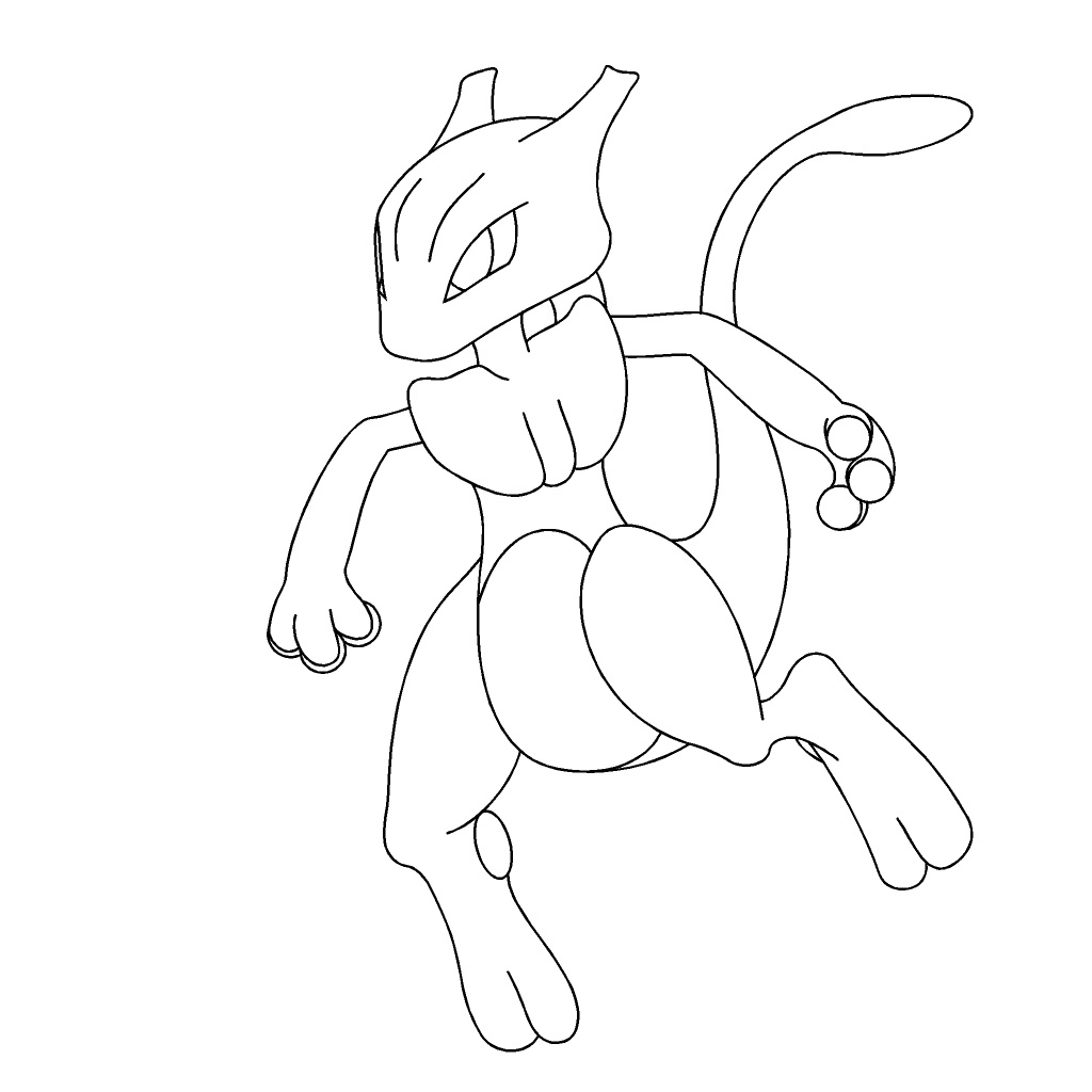 1024x1024 Best Of Pokemon Coloring Pages Mewtwo Gallery Printable Coloring