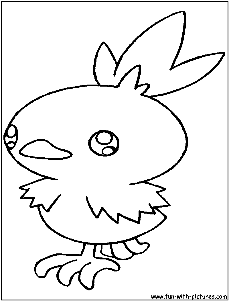 800x1050 Excellent Torchic Coloring Pages Pokemon Collection For Kids 2018