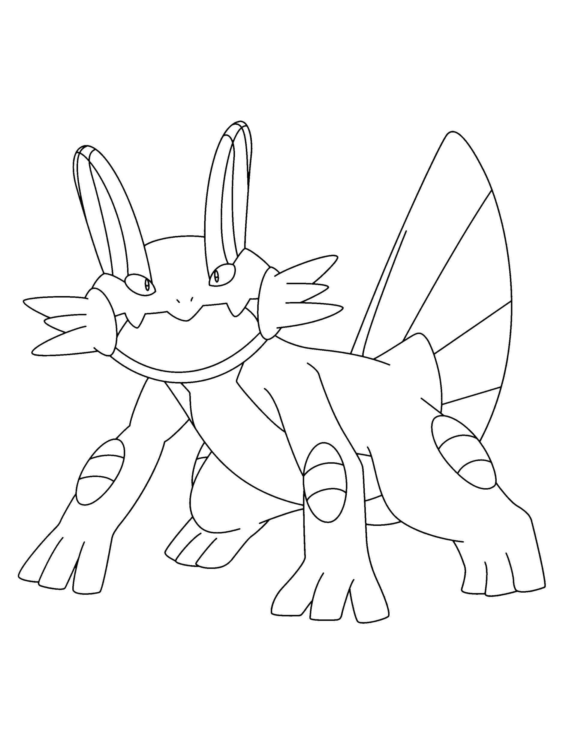 1896x2449 Marshtomp Pokemon Coloring Pages 3 B Printable Mudkip Google