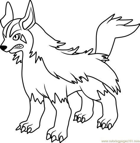 474x484 Pokemon Coloring Pages Poochyena ~