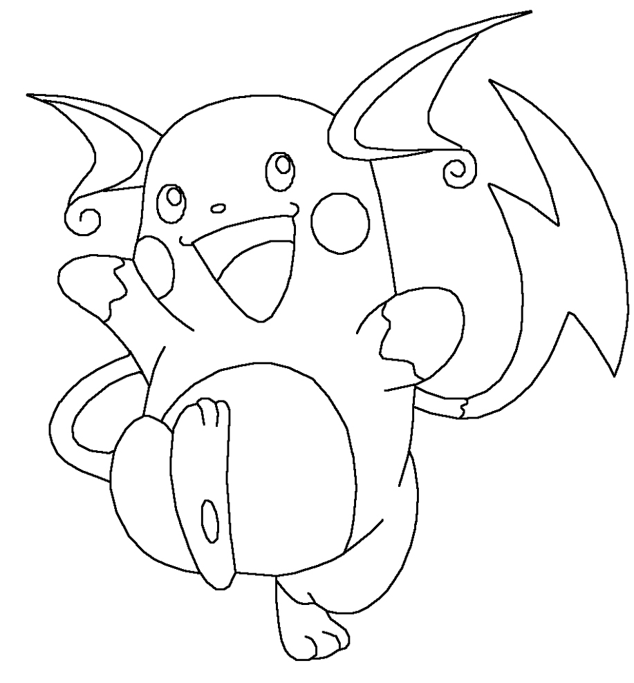 917x989 28 Raichu Coloring Page Printable Free Coloring Pages