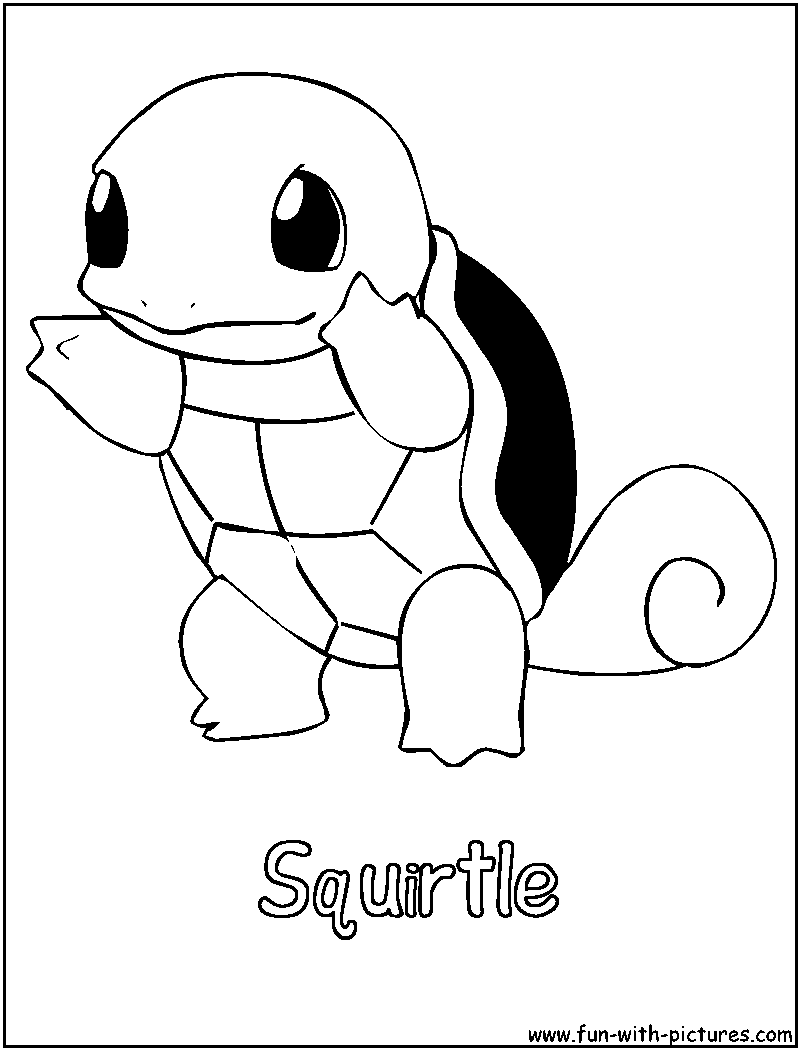 800x1050 Pokemon Squirtle Coloring Pages