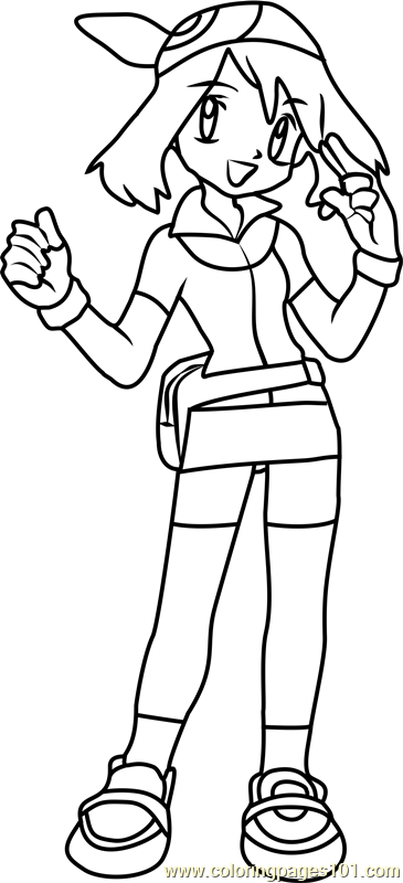 365x800 Pokemon May Coloring Pages